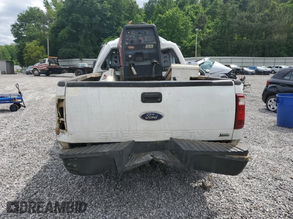 2011 Ford F-250 XL with VIN 1FT7X2B69BEA69623, listed as a Copart auction lot 55387695 with Not provided miles and Salvage title. Bid and sale history available at DreamBid. Image 6.