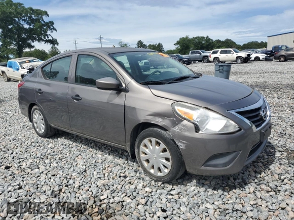 2016 Nissan Versa S Plus with VIN 3N1CN7AP3GL858114, listed as a Copart auction lot 58776255 with 92,180 mi miles and Salvage title. Bid and sale history available at DreamBid. Image 4.