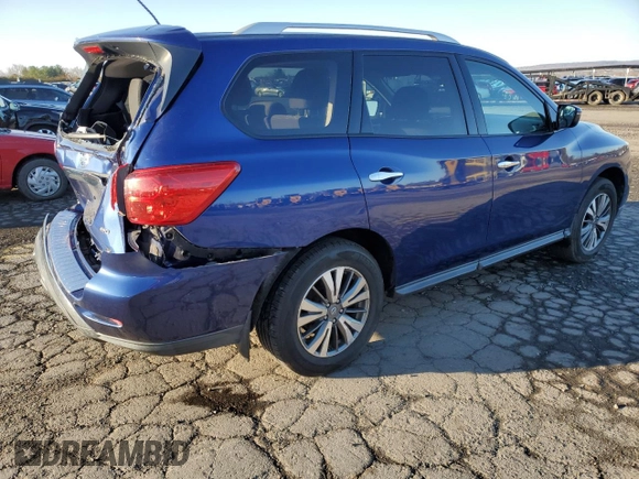 2017 Nissan Pathfinder SV with VIN 5N1DR2MM5HC632319, listed as a Copart auction lot 48549315 with 131,729 mi miles and Salvage Title. Bid and sale history available at carsss.com. Image 3.