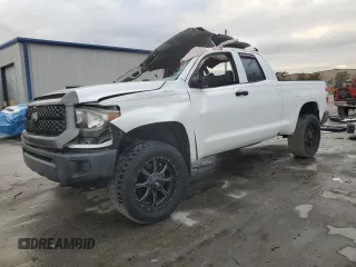 2018 Toyota Tundra SR with VIN 5TFUW5F1XJX755503, listed as a Copart auction lot 88918445 with 27,202 mi miles and Non repairable. Bid and sale history available at DreamBid. Image 1.