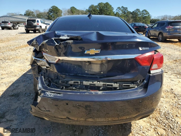 2018 Chevrolet Impala Premier with VIN 2G1125S3XJ9159885, listed as a Copart auction lot 46937785 with 127,312 mi miles and Salvage Title. Bid and sale history available at carsss.com. Image 6.