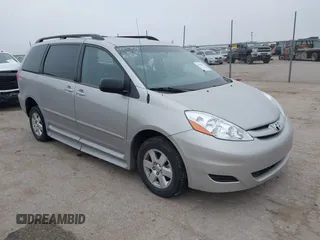 2008 Toyota Sienna CE with VIN 5TDZK23C88S206954, listed as a IAAI auction lot 41465223 with 53,824 mi miles. Bid and sale history available at carsss.com. Image 1.