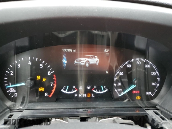 2020 Ford Police Interceptor Utility z VIN 1FM5K8AB6LGC65575, wystawiony jako Copart lot #51604095 z przebiegiem 136 902 mil mil oraz Szkoda całkowita • Salvage title. Historia ofert i sprzedaży dostępna na DreamBid. Obrazek 9.