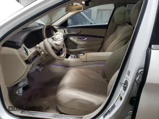 2015 Mercedes-Benz S 550 with VIN WDDUG8FB0FA077724, listed as a Copart auction lot 83636774 with 55,436 mi miles and Salvage Title. Bid and sale history available at carsss.com. Image 7.