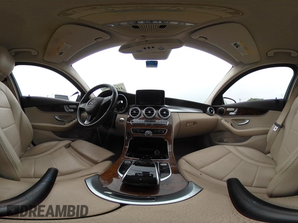 2016 Mercedes-Benz C 300 Luxury with VIN 55SWF4KB7GU144072, listed as a IAAI auction lot 41869044 with 60,208 mi miles and . Bid and sale history available at carsss.com. Image 23.