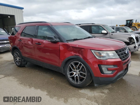2016 Ford Explorer Sport with VIN 1FM5K8GT0GGC19651, listed as a Copart auction lot 51240465 with 139,594 mi miles and Salvage Title. Bid and sale history available at carsss.com. Image 4.
