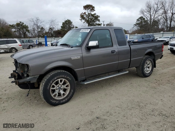 2011 Ford Ranger XLT with VIN 1FTLR4FE9BPA65095, listed as a Copart auction lot 48297675 with 144,848 mi miles and Salvage Title. Bid and sale history available at carsss.com. Image 1.