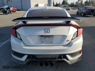 2020 Honda Civic Si Coupe with VIN 2HGFC3A52LH751471, listed as a Copart auction lot 85305694 with 54,871 mi miles and Salvage Title. Bid and sale history available at carsss.com. Image 6.