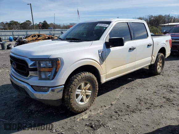 2023 Ford F-150 XL with VIN 1FTFW1E59PKE35312, listed as a Copart auction lot 86181444 with 19,849 mi miles and Salvage Title. Bid and sale history available at carsss.com. Image 1.