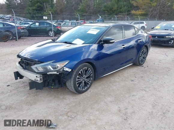 2017 Nissan Maxima S with VIN 1N4AA6AP7HC360477, listed as a IAAI auction lot 41881834 with 224,023 mi miles and . Bid and sale history available at DreamBid. Image 22.