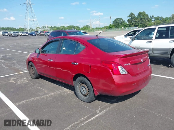 2013 Nissan Versa S Plus with VIN 3N1CN7AP2DL824175, listed as a IAAI auction lot 42834344 with 211,081 mi miles and . Bid and sale history available at DreamBid. Image 3.