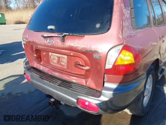 2004 Hyundai Santa Fe GLS with VIN KM8SC13EX4U798868, listed as a IAAI auction lot 41835652 with 222,350 mi miles. Bid and sale history available at carsss.com. Image 18.