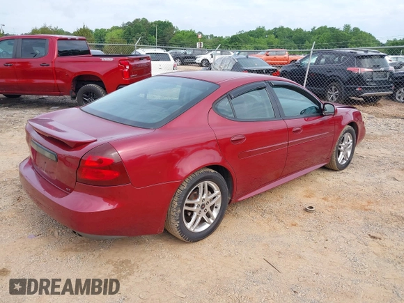 2006 Pontiac Grand Prix GT z VIN 2G2WR584961105206, wystawiony jako IAAI lot #39397936 z przebiegiem 193 620 mil mil oraz . Historia ofert i sprzedaży dostępna na DreamBid. Obrazek 4.