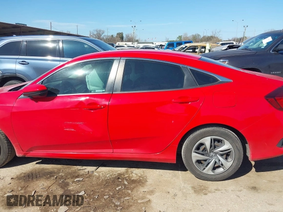2019 Honda Civic Sedan LX with VIN 2HGFC2F6XKH537127, listed as a IAAI auction lot 41685303 with 54,749 mi miles. Bid and sale history available at carsss.com. Image 14.