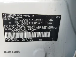 2018 Toyota RAV4 LE with VIN JTMBFREV2JJ250335, listed as a Copart auction lot 54396645 with 68,428 mi miles and Salvage Title. Bid and sale history available at carsss.com. Image 13.