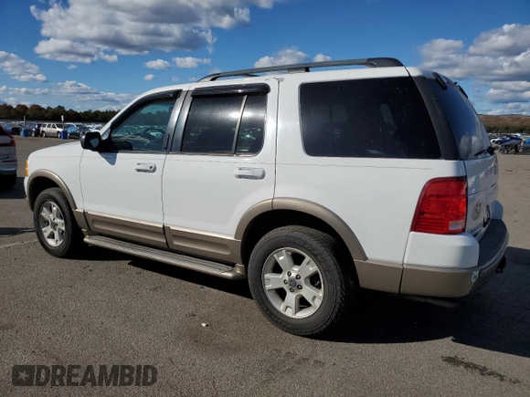 2003 Ford Explorer Eddie Bauer with VIN 1FMZU74K33UA69290, listed as a Copart auction lot 76154684 with 117,928 mi miles and Clean title. Bid and sale history available at DreamBid. Image 2.