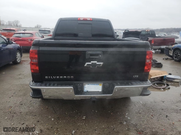 2015 Chevrolet Silverado 1500 LTZ with VIN 3GCUKSEC2FG109798, listed as a Copart auction lot 43343845 with 159,044 mi miles and Salvage Title. Bid and sale history available at carsss.com. Image 6.