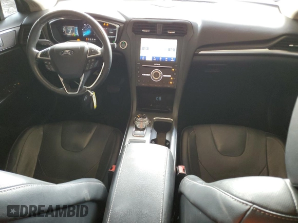 2020 Ford Fusion Titanium with VIN 3FA6P0RU7LR100411, listed as a Copart auction lot 56215615 with 108,457 mi miles and Salvage title. Bid and sale history available at DreamBid. Image 8.