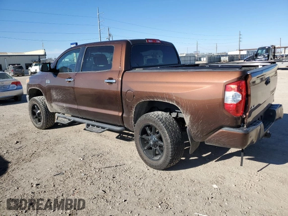2015 Toyota Tundra 4WD Truck Platinum with VIN 5TFAW5F17FX449756, listed as a Copart auction lot 87506655 with 91,409 mi miles and Salvage Title. Bid and sale history available at carsss.com. Image 2.