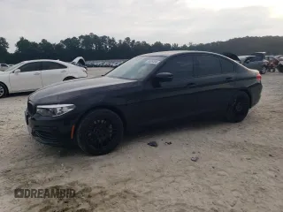 2020 BMW 5 Series 530e with VIN WBAJA9C07LCD65408, listed as a Copart auction lot 55806404 with 17,480 mi miles and Salvage Title. Bid and sale history available at DreamBid. Image 1.