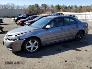 2007 Mazda 6 i Sport VE with VIN 1YVHP80C875M25478, listed as a Copart auction lot 49324105 with 203,854 mi miles and Salvage Title. Bid and sale history available at carsss.com. Image 1.