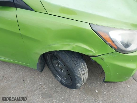 2014 Hyundai Accent GS with VIN KMHCT5AE8EU164507, listed as a IAAI auction lot 41540324 with 216,144 mi miles. Bid and sale history available at carsss.com. Image 6.