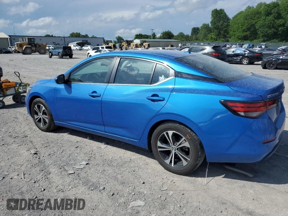 2023 Nissan Sentra SV z VIN 3N1AB8CV7PY319595, wystawiony jako Copart lot #56161865 z przebiegiem 19 755 mil mil oraz Szkoda całkowita • Salvage title. Historia ofert i sprzedaży dostępna na DreamBid. Obrazek 2.