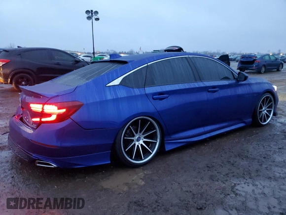 2019 Honda Accord Sport with VIN 1HGCV2E32KA024859, listed as a Copart auction lot 86628144 with 32,928 mi miles and Salvage title. Bid and sale history available at DreamBid. Image 3.