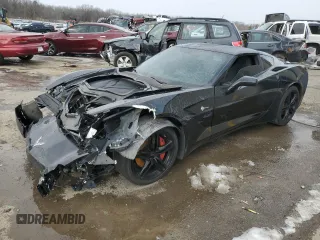 2016 Chevrolet Corvette 1LT with VIN 1G1YB2D77G5115023, listed as a Copart auction lot 37436664 with 56,852 mi miles. Bid and sale history available at carsss.com. Image 1.