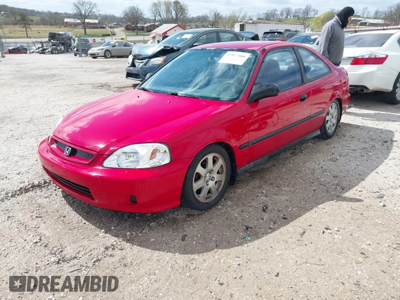 1999 Honda Civic DX with VIN 1HGEJ6129XL091348, listed as a IAAI auction lot 41817088 with 179,246 mi miles. Bid and sale history available at carsss.com. Image 17.