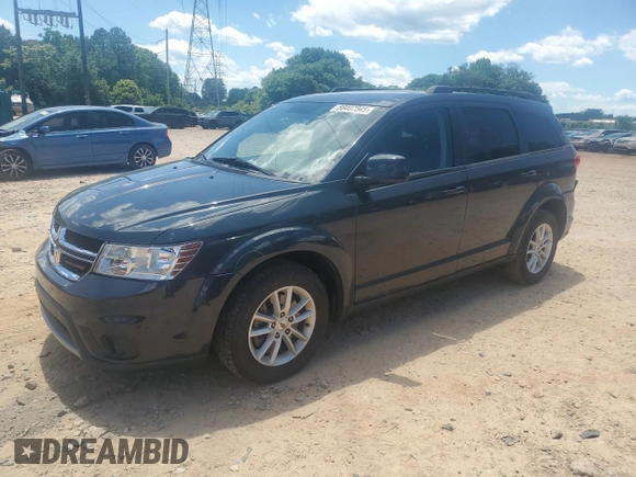 2018 Dodge Journey SXT with VIN 3C4PDCBB6JT310810, listed as a Copart auction lot 58407545 with 69,631 mi miles and Salvage title. Bid and sale history available at DreamBid. Image 1.