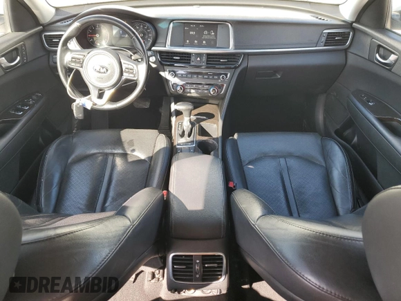 2017 Kia Optima EX with VIN 5XXGU4L31HG144876, listed as a Copart auction lot 50796225 with 156,444 mi miles and Salvage Title. Bid and sale history available at carsss.com. Image 8.