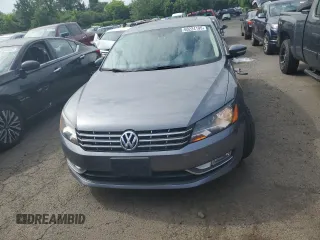 2015 Volkswagen Passat SEL Premium with VIN 1VWCV7A34FC006176, listed as a Copart auction lot 60224195 with 107,983 mi miles and Salvage title. Bid and sale history available at DreamBid. Image 5.