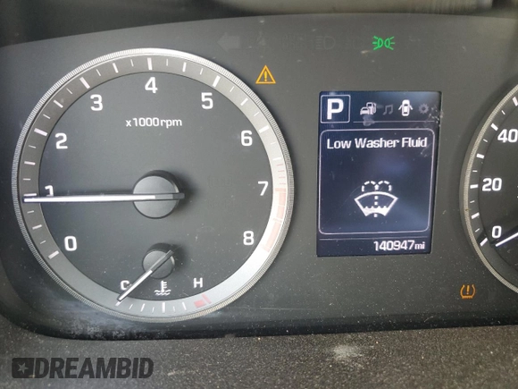 2016 Hyundai Sonata Sport with VIN 5NPE34AF7GH390860, listed as a Copart auction lot 53282325 with 140,947 mi miles and Salvage Title. Bid and sale history available at DreamBid. Image 9.