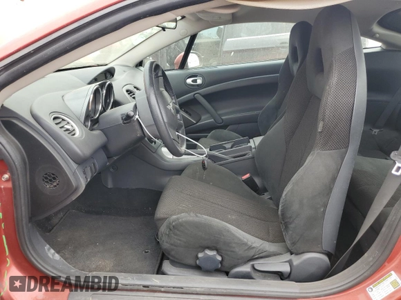 2008 Mitsubishi Eclipse GS with VIN 4A3AK24F78E042198, listed as a Copart auction lot 53043564 with 105,025 mi miles and Salvage Title. Bid and sale history available at carsss.com. Image 7.