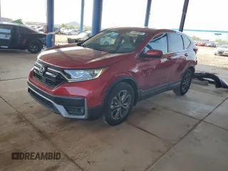 2020 Honda CR-V EX with VIN 5J6RW1H59LA006982, listed as a Copart auction lot 64681805 with 62,168 mi miles and Salvage title. Bid and sale history available at DreamBid. Image 1.