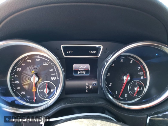 2018 Mercedes-Benz GLS with VIN 4JGDF6EE6JB033111, listed as a Copart auction lot 48130533 with 34,745 mi miles. Bid and sale history available at carsss.com. Image 9.