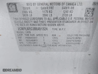 2011 Chevrolet Equinox LT w/2LT with VIN 2CNFLNEC0B6451324, listed as a IAAI auction lot 41351400 with 89,044 mi miles. Bid and sale history available at carsss.com. Image 9.