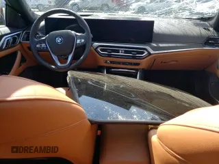 2024 BMW i4 eDrive40 with VIN WBY73AW03RFS22088, listed as a Copart auction lot 54831704 with 3,581 mi miles and Salvage Title. Bid and sale history available at carsss.com. Image 8.