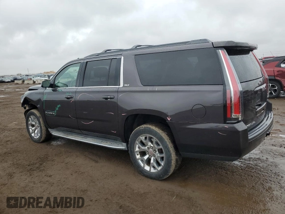 2015 GMC Yukon XL SLT with VIN 1GKS2HKC6FR122492, listed as a Copart auction lot 51757795 with 172,427 mi miles and Salvage Title. Bid and sale history available at carsss.com. Image 2.