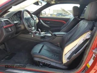 2015 BMW 4 Series 435i xDrive with VIN WBA3R5C51FK372318, listed as a Copart auction lot 52177785 with 74,961 mi miles and Salvage title. Bid and sale history available at DreamBid. Image 7.