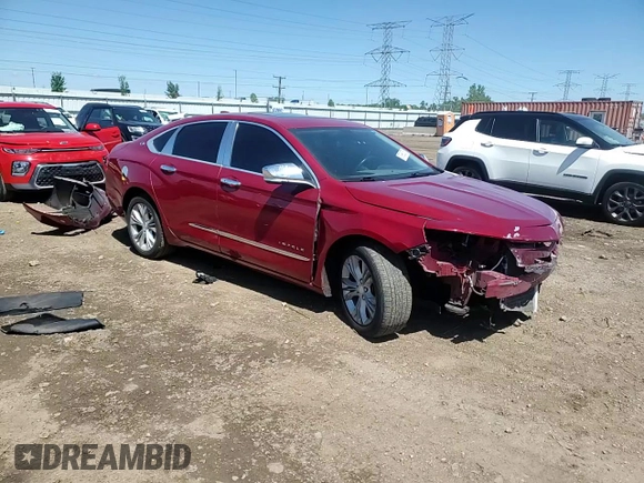 2015 Chevrolet Impala LT with VIN 2G1115SL7F9198458, listed as a Copart auction lot 57996275 with 128,480 mi miles and Salvage title. Bid and sale history available at DreamBid. Image 14.