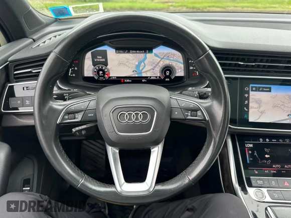 2021 Audi Q7 Premium Plus with VIN WA1LJAF70MD013666, listed as a Copart auction lot 57488155 with 85,068 mi miles and Clean title. Bid and sale history available at DreamBid. Image 13.