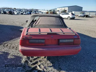 1992 Ford Mustang with VIN 1FACP44M2NF114167, listed as a Copart auction lot 83254224 with 35,482 mi miles and Clean title. Bid and sale history available at DreamBid. Image 6.