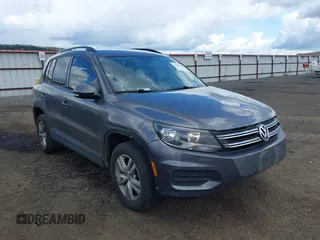 2016 Volkswagen Tiguan S with VIN WVGBV7AX6GW607716, listed as a IAAI auction lot 42085386 with 154,348 mi miles and . Bid and sale history available at DreamBid. Image 1.