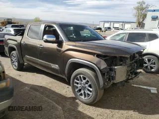 2024 Toyota Tundra 1794 Edition with VIN 5TFMA5DBXRX188084, listed as a Copart auction lot 49468325 with 34,373 mi miles and Salvage title. Bid and sale history available at DreamBid. Image 4.