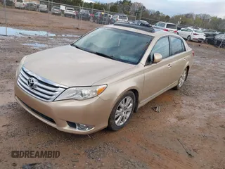 2011 Toyota Avalon with VIN 4T1BK3DB7BU374791, listed as a IAAI auction lot 39041827 with 205,600 mi miles and . Bid and sale history available at DreamBid. Image 2.