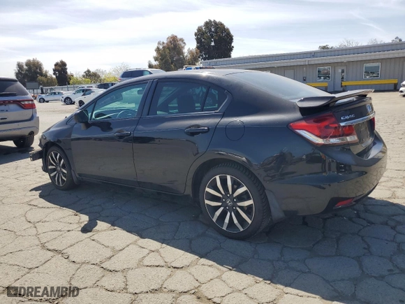 2014 Honda Civic Sedan EX-L with VIN 19XFB2F96EE012416, listed as a Copart auction lot 54195665 with 189,574 mi miles and Salvage Title. Bid and sale history available at carsss.com. Image 2.