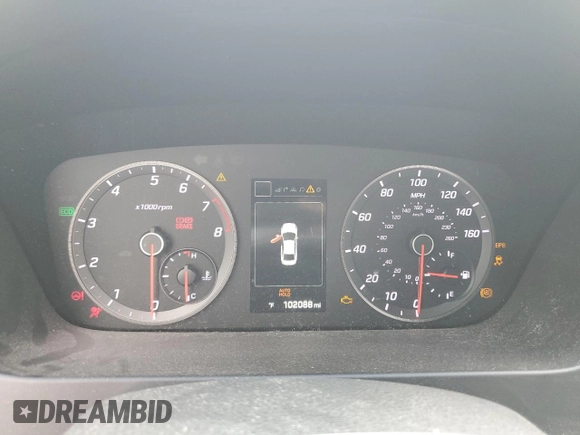 2015 Hyundai Sonata Sport z VIN 5NPE34AB2FH068008, wystawiony jako Copart lot #55229475 z przebiegiem 102 088 mil mil oraz Nie do naprawy • Non repairable. Historia ofert i sprzedaży dostępna na DreamBid. Obrazek 9.