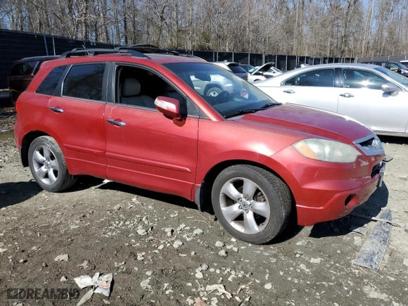 2007 Acura RDX Tech Pkg with VIN 5J8TB18517A016050, listed as a Copart auction lot 47258955 with 106,346 mi miles and Salvage Title. Bid and sale history available at carsss.com. Image 4.